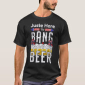 Bang And Beer Fireworks With Beer 4th Tシャツ (正面)