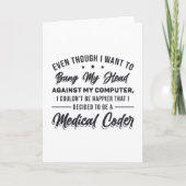 Bang My Head Medical Coder Coding Programmer ICD カード (正面)