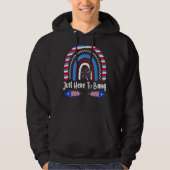 Bang Rainbow Firework American Flag 4 パーカ (正面)