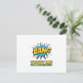 BANG Trust私はスーパーヒーローおもしろいBANG ポストカード (スタンド正面)