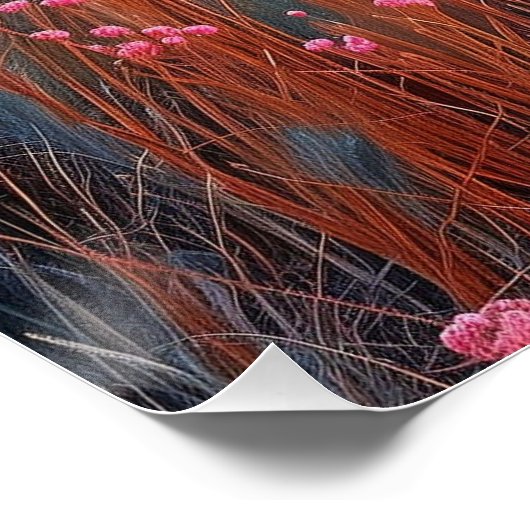 Bangkok: Arte de linea con coordenadas ポスター (コーナー)