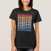 Bangkok City Groovy Retro Tシャツ (正面)