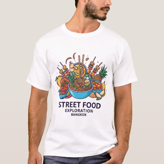 BANGKOK STREET FOOD EXPLORATION Tシャツ (正面)