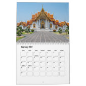 Bangkok-Thailand Calendar カレンダー (2月 2027)