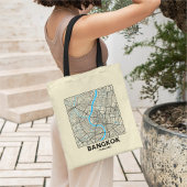 Bangkok, Thailand, City Map Tote Bag トートバッグ