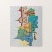 Bangkok Thailand Travel Temple ジグソーパズル (縦)