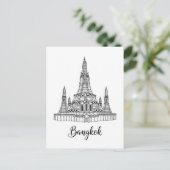 Bangkok Thailand Wat Arun  ポストカード (スタンド正面)