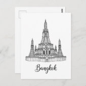 Bangkok Thailand Wat Arun  ポストカード (正面/裏面)
