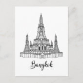 Bangkok Thailand Wat Arun  ポストカード (正面)