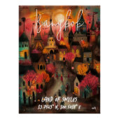 Bangkok: Tierra de Sonrisas ポスター (正面)