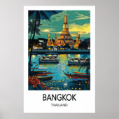 Bangkok Travel Poster ポスター (正面)