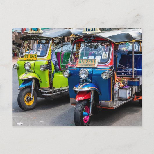 Bangkok tuk tuks ポストカード (正面)