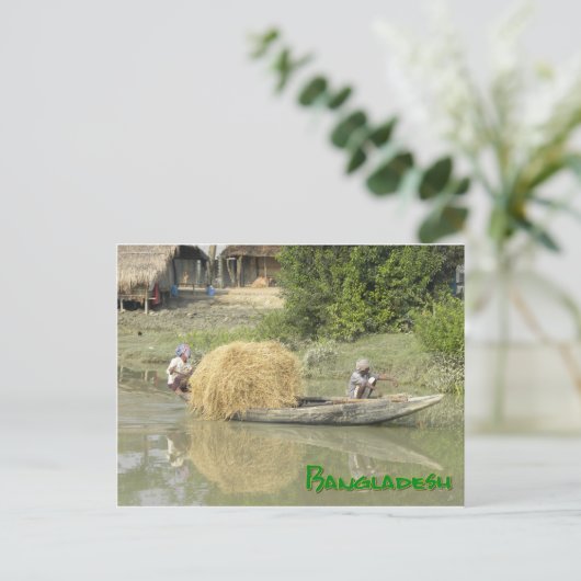 Bangladesch-Reisboot ポストカード (スタンド正面)