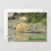 Bangladesch-Reisboot ポストカード (正面/裏面)