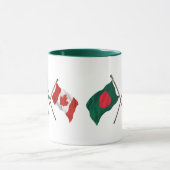 Bangladesh & Canada Flag Mug – Cultural Pride Gift マグカップ (中央)