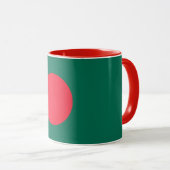 Bangladesh Flag Design – Proud Heritage Gift Mug マグカップ (正面右)