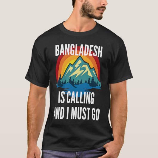 Bangladesh Is Calling And I Must Go, Rainbow Mouta Tシャツ (正面)