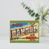 Bangor Maine Greetings Postcard ポストカード (スタンド正面)
