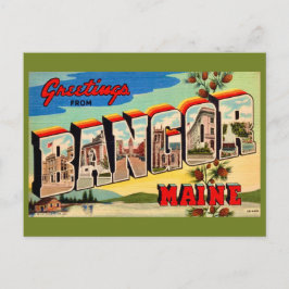 Bangor Maine Greetings Postcard ポストカード
