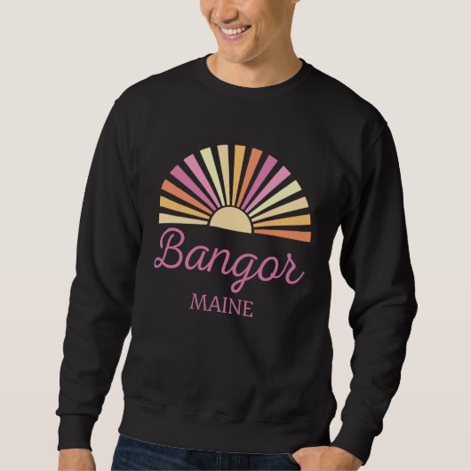 Bangor Maine Vacation Trip Matching Group スウェットシャツ (正面)