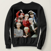 Bangtan Aura Hoodie スウェットシャツ (デザイン裏面)