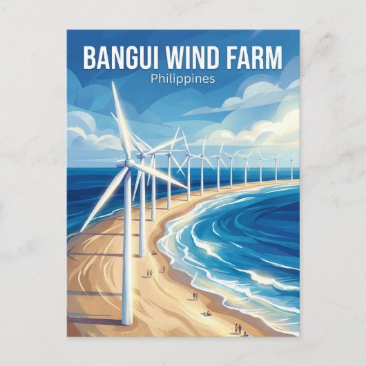 Bangui Windmills Philippines ポストカード (正面)