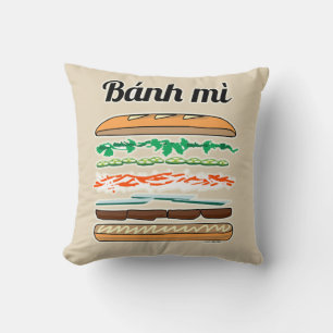 Banh Miベトナムサンドイッチフランス・パンのバゲット クッション