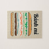 Banh Miベトナムサンドイッチフランス・パンのバゲット ジグソーパズル (横)