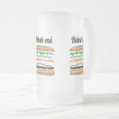 Banh Miベトナムサンドイッチフランス・パンのバゲット フロストグラスビールジョッキ (正面右)