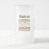 Banh Miベトナムサンドイッチフランス・パンのバゲット フロストグラスビールジョッキ (中央)