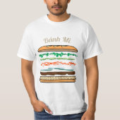 Banh Miベトナムサンドイッチフランス・パンのバゲット Tシャツ (正面)