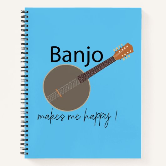 Banjoで楽しい音楽を ノートブック (正面)