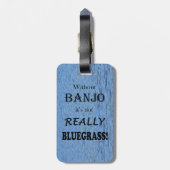 Banjoなし – Bluegrass ラゲッジタグ (裏面縦)
