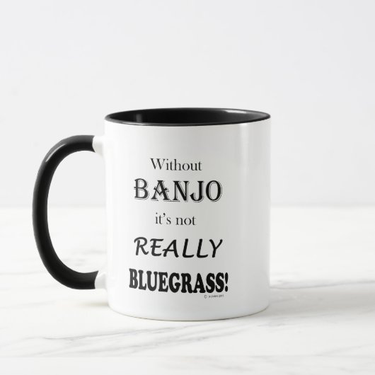 Banjoなし – Bluegrass Mug マグカップ (左)
