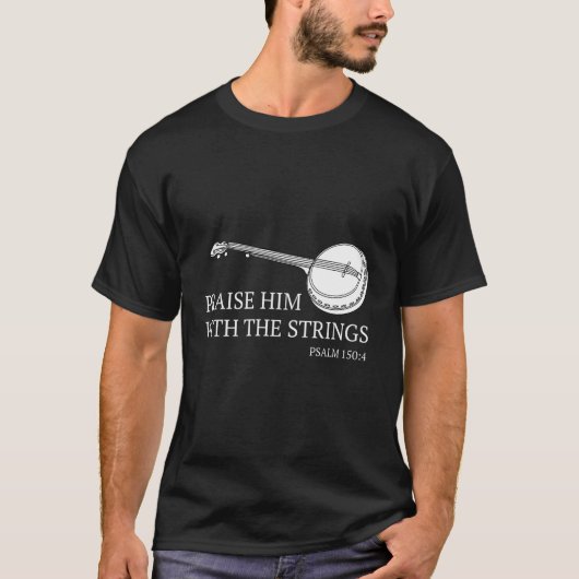 BanjoはBluegrass Guitarで彼を賞賛 Tシャツ (正面)