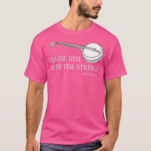 BanjoはBluegrass Guitarで彼を賞賛 Tシャツ (正面)