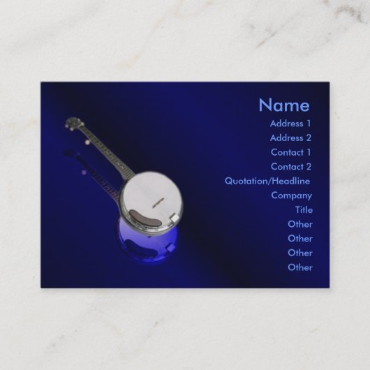 Banjoプロファイルカード 名刺 (正面)