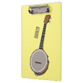 Banjo漫画イラストレーション クリップボード (左)