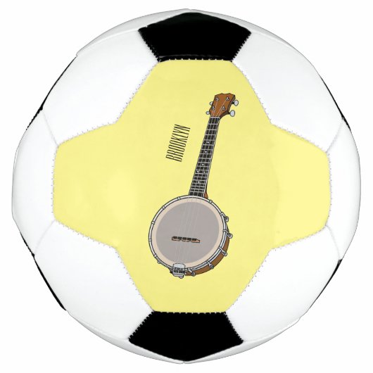 Banjo漫画イラストレーション サッカーボール (正面)