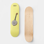 Banjo漫画イラストレーション スケートボード (正面)