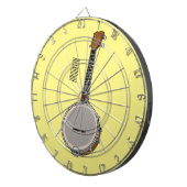 Banjo漫画イラストレーション ダーツボード (正面右)