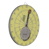 Banjo漫画イラストレーション ダーツボード (正面左)