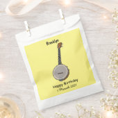 Banjo漫画イラストレーション フェイバーバッグ (クリップ留めされた状態)