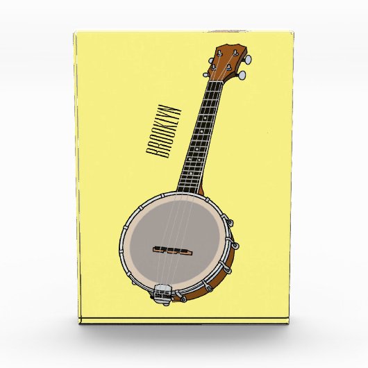 Banjo漫画イラストレーション フォトブロック (正面)