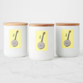 Banjo漫画イラストレーション フードラベル (ボトル)