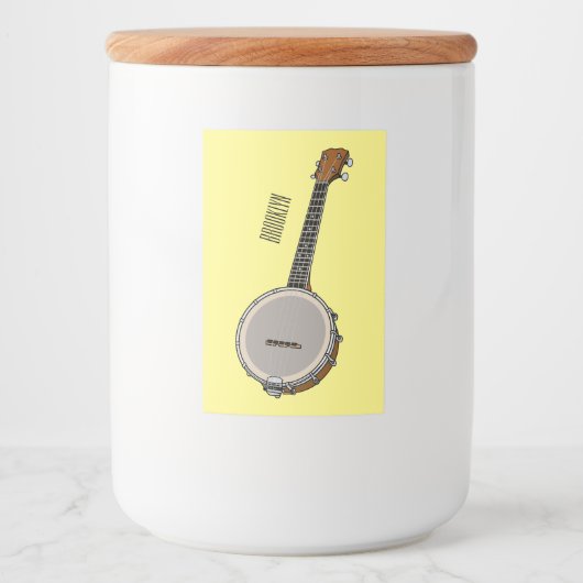 Banjo漫画イラストレーション フードラベル (正面)