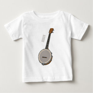 Banjo漫画イラストレーション ベビーTシャツ