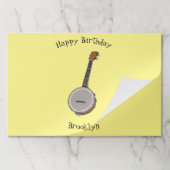 Banjo漫画イラストレーション ペーパーパッド (折り畳み)