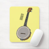 Banjo漫画イラストレーション マウスパッド (マウス)