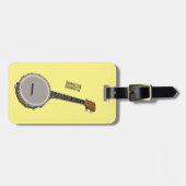 Banjo漫画イラストレーション ラゲッジタグ (正面横)